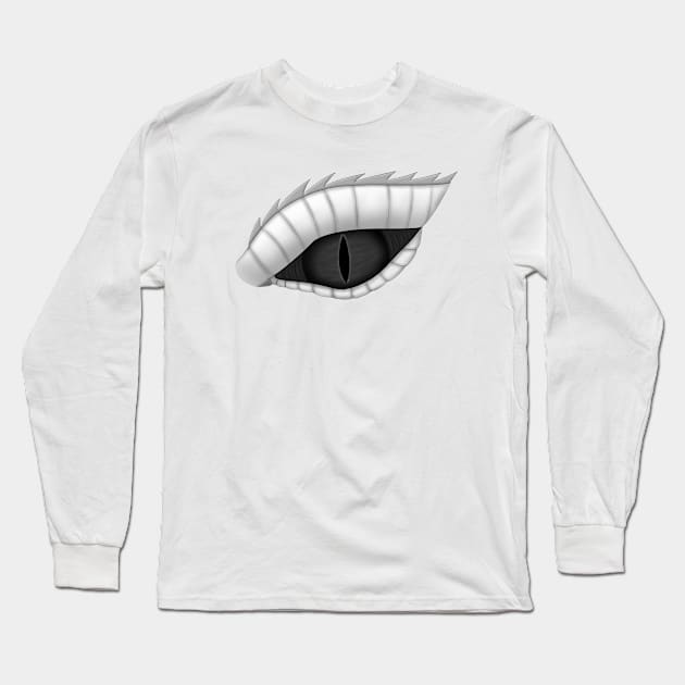 Dragons Eyes Grey/Black Long Sleeve T-Shirt by DragonSymphony